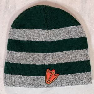 EUC Unisex Oregon Duck Footprint Striped Knit Beanie